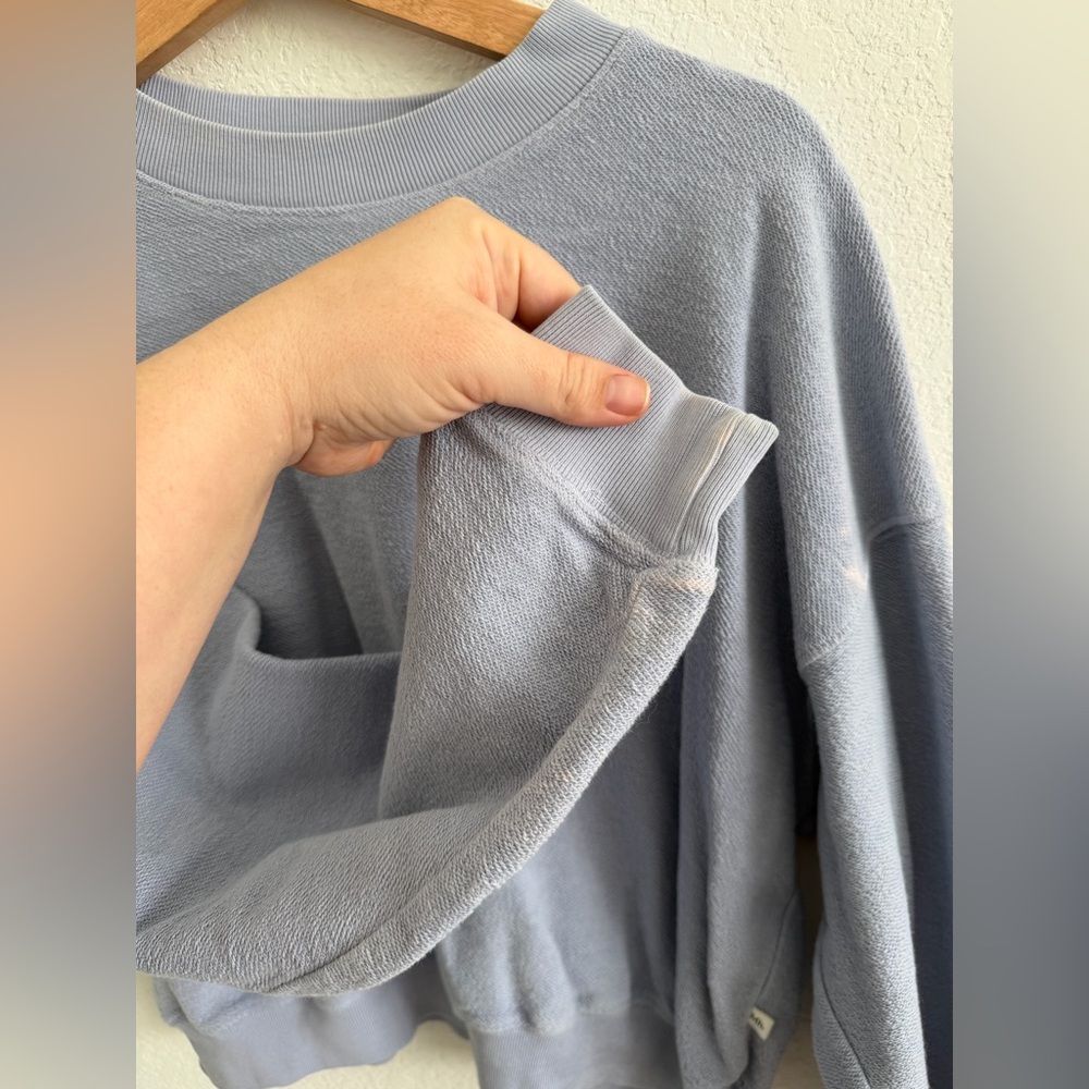 Madhappy Crewneck Pullover Medium Periwinkle Reverse Terry - Picture 6 of 6